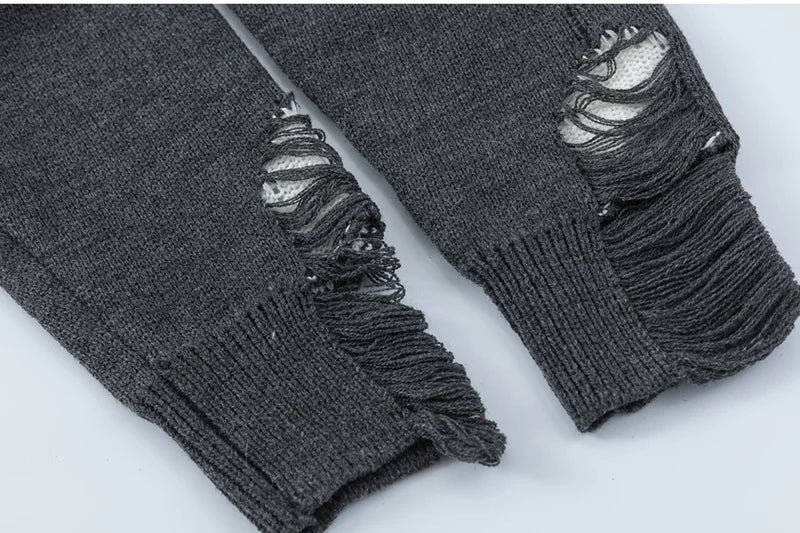 grunge knit sweater, fall winter drip, aesthetic soft knit grunge sweater for cozy streetwear