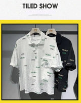 Y2k Aesthetic piece – Summer Short Sleeved T Shirt New Short Sleeved Shirt Mens Fa