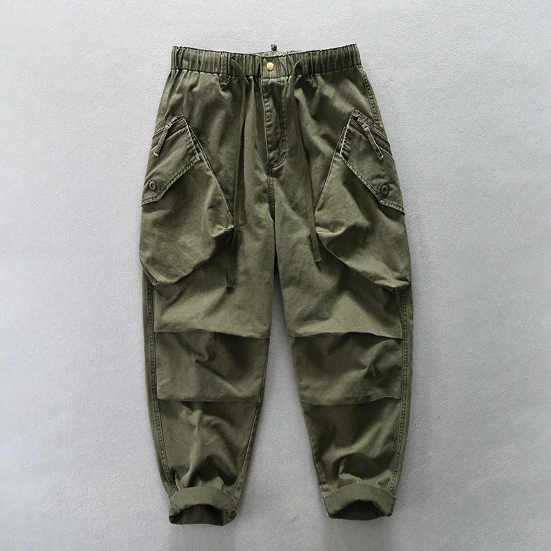 japanese streetwear cargo big pockets joggers pants men harajuku harem trousers straight wide loose casual male workpants cotton relaxed fit joggers