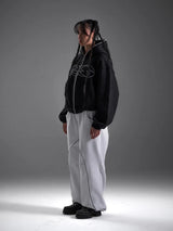 Y2k Winter Long Sleeved Hoodie Sweatshirt Oversized Winter Clothes Streetwear Y2k Vintage Punk Graffiti Print