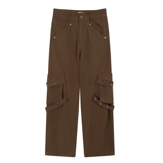 hip hip pants mens cargo harem pant streetwear side pockets harajuku joggers unisex baggy hosen loose straight cotton trousers streetwear sweatpants