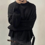 new 2023 men luxury under my car holes gentleman classic cotton knit casual sweaters pullover asian size high drake 49 - anime inspired graphic hoodie, oversized streetwear hoodie, gothic aesthetic hoodie for winter