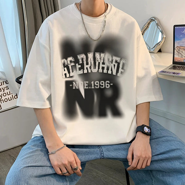 Vaporwave Graphic tee – 2024 New Short Sleeve T Shirt For Men American Hip Hop Fashion