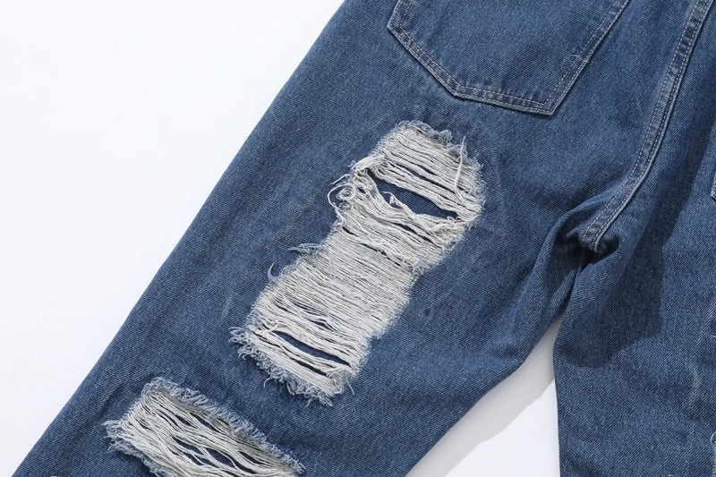 distressed skinny flared micro flare jean for mens mesh big destroyed ripped denim jeans hip hop biker jeans pants male unique jeans style 1329