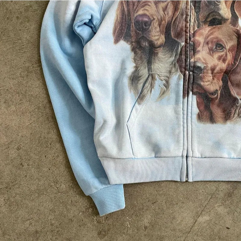 Y2K Womens Winter Hoodies Pullover Long Sleeve Oversize Streetwear Cut