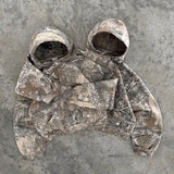Y2K Harajuku Hoodie Vintage Camouflage Pattern Pullover Gothic Oversiz