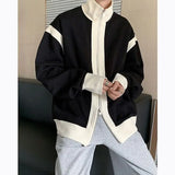 grunge street bomber, modern fit for men, oversized fit