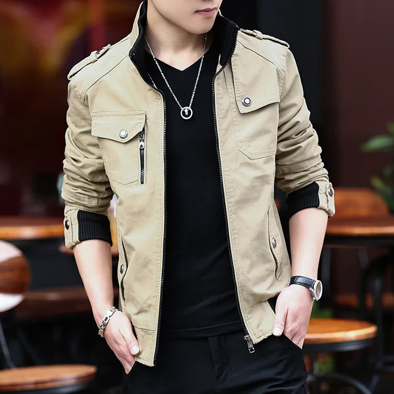 panel varsity outerwear, 2025 trend, for men, fall streetwear outfit, oversized style, layered fashion, modern aesthetic, graphic detail