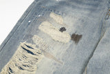 mens fashion ripped jeans blue straight baggy jeans trousers luxury loose casual distressed denim pants male 1 unique jeans style 4610