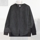 Original New Korean Harajuku Check Jacket Mens Autumn 2024 New Design