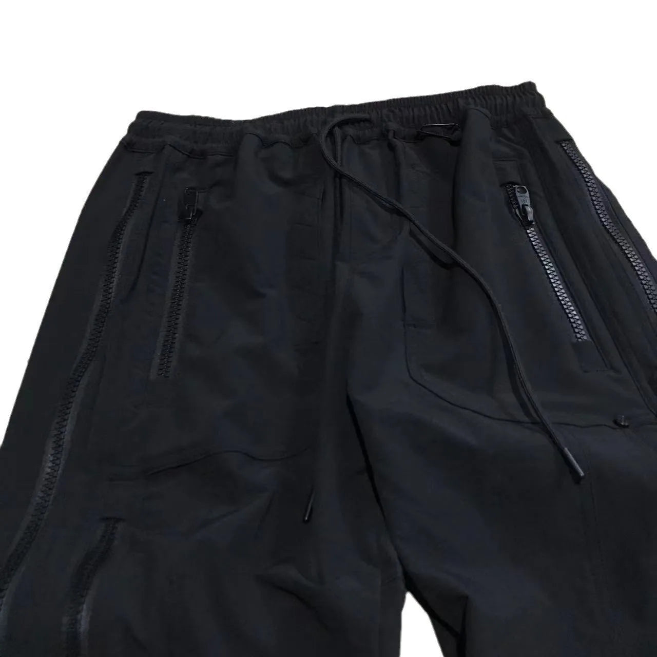 high new luxury men 2023 cotton under my car zip up comfortable nylon parkour tactical function casual pants sports cargo 385 unique cargo style 1458