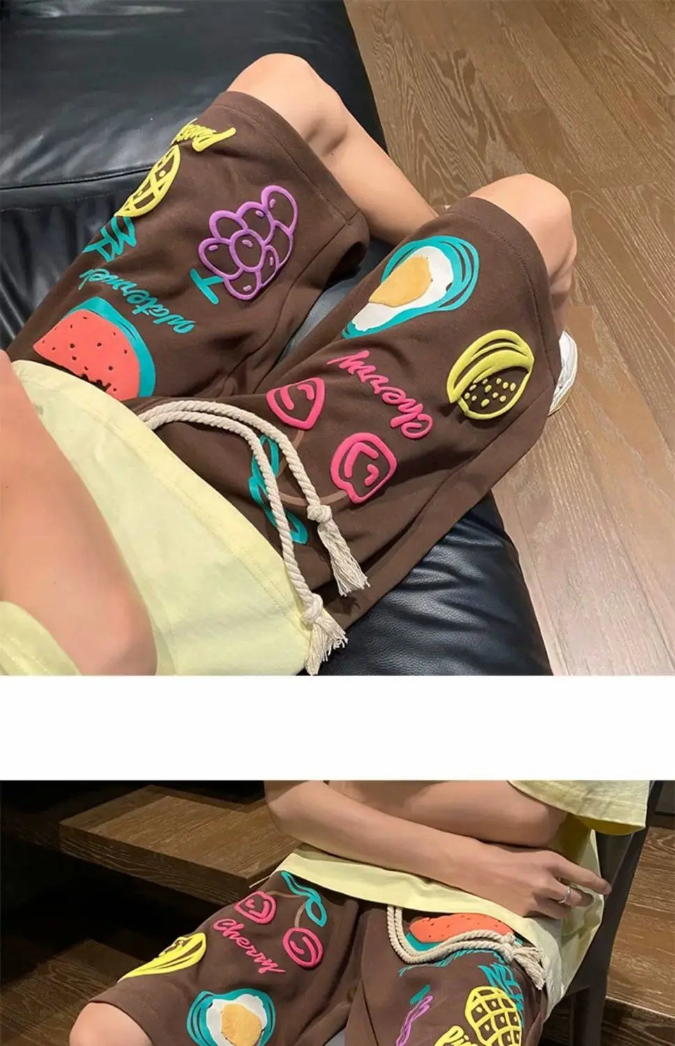 summer dopamine shorts thin summer american fashion brand loose casual sports basketball large size five point pants for men top unique shorts style 3344
