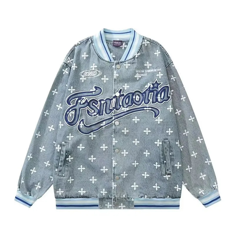 graphic winter jacket, 2025 streetwear trend, cool weather