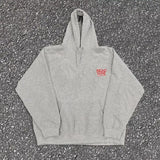 Autumn Winter American Niche Letter Print Versatile Velvet Hooded Sweatshirt Fashionable Ins Couple Design Thickened Jacket Top