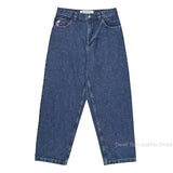 hot sell big boy embroidery men y2k basketball skate men 2024 new in harajuku denim shorts streetwear baggy jeans men clothing unique jeans style 4815