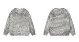 grunge oversized flame jumper built for warmth and edge, essential for winter street style, men’s streetwear clothing piece f