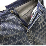 european and american fashion brand cowboy middle pants mens five point shorts non fading washed printed denim shorts unique jeans style 2072