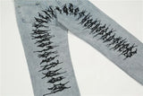 fashion back letters embroidery denim jeans mens casual zipper straight harajuku jean trouser hip hop streetwear pants joggers unique joggers style 5461