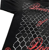 24SS HS Brand Fashion Beware Of Dog Tee High-Street Retro Washed Print Cotton Short Sleeve Tops T-Shirt