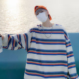 Trapwear Tribal flame – 2023 Spring New Fashion Striped Long Sleeved Comfortable Cas