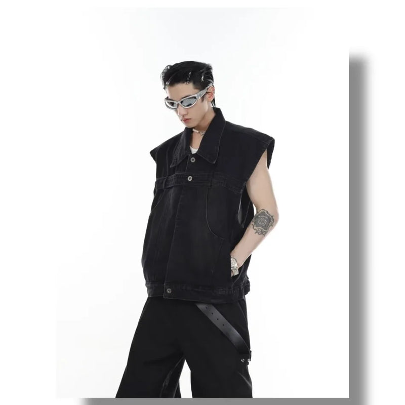 techwear zip bomber, urban fashion, for men, fall streetwear outfit, oversized style, layered fashion, modern aesthetic, graphic detail