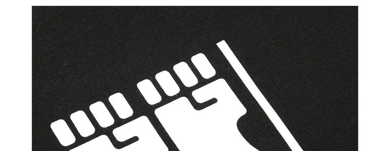 Vaporwave Chrome logo – Korean Style Fist Y2K Trendy Brand Personalized Creative Pri