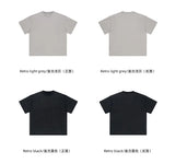 Skatercore Chrome logo – 2024 Summer New Washed Oversized Tshirt Worn Out Retro Distr