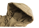 Outdoor Multi Pocket Thicken Man Jacket Winter Retro Warm Camping Cotton-padded Clothes Casual Print Loose Hooded Fashion Coat