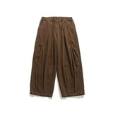 winter 2024 japanese college set mens vintage stand collar cotton jacket casual wide leg pants 2 piece suits male street 2 pcs unique default style 4736