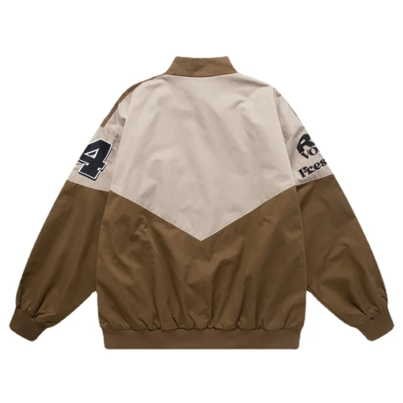 hip hop streetwear racing jacket coat men letter embroidery harajuku cotton casual spring outwear nan fashion photo stylish o - variant style b3bd76 for streetwear fashion