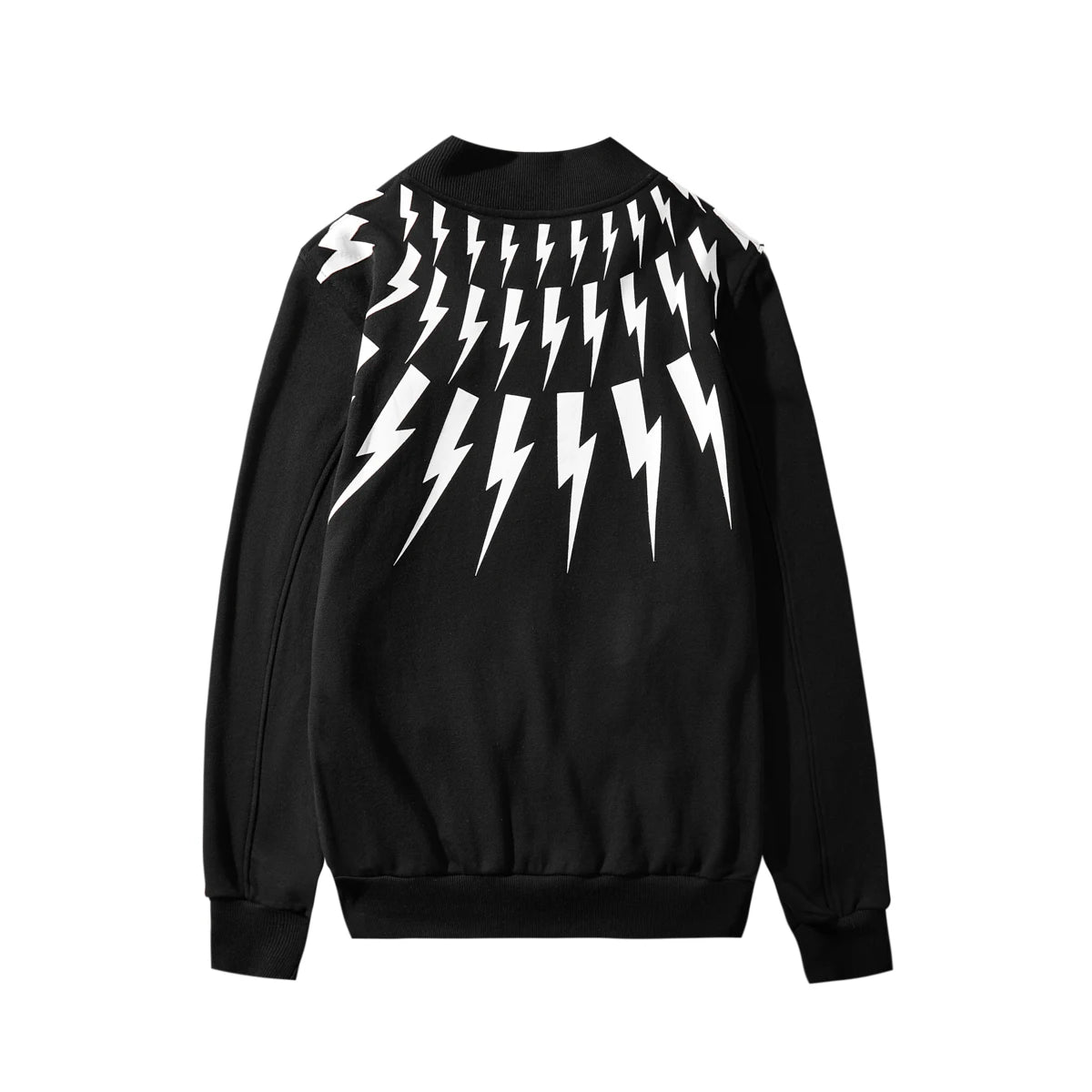 Zip-up vintage puffer quilted graffiti high fashion