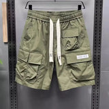 Men's Shorts Multi-Pocket Fashion Overalls Shorts Quick Dry Outdoor Casual Fitness Loose Harajuku Streetwear High Quality Shorts