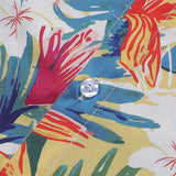 Men Shirts Summer Sclassic Flower Clothing Retro Hawaiian Vacation Shirts Daily Versatile Loose Tops Fashion Half Sleeve Shirt