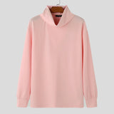 Fashion Casual Style Tops Incerun New Mens Pile Collar Design Hoodies