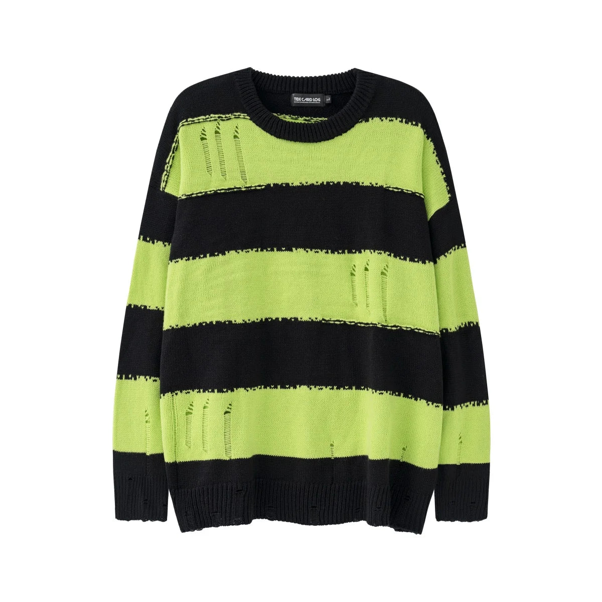 grunge oversized flame jumper built for warmth and edge, essential for winter street style, men’s streetwear clothing piece f