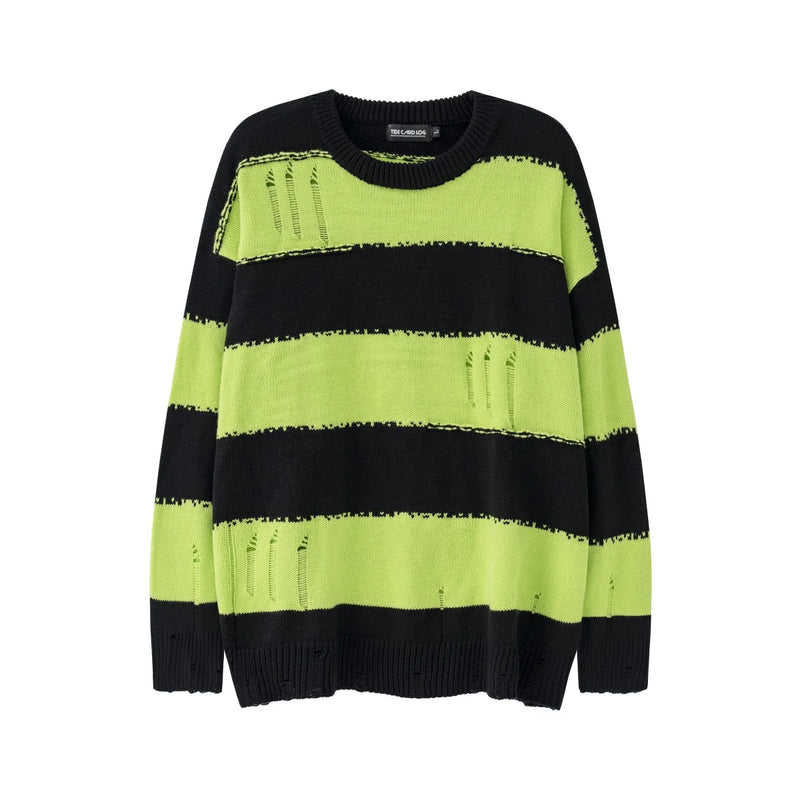 grunge oversized flame jumper built for warmth and edge, essential for winter street style, men’s streetwear clothing piece f