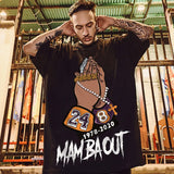 Anime Oversized shirt – R I P Mamba T Shirt Men Cool Summer Short Sleeve Tshirts Vin