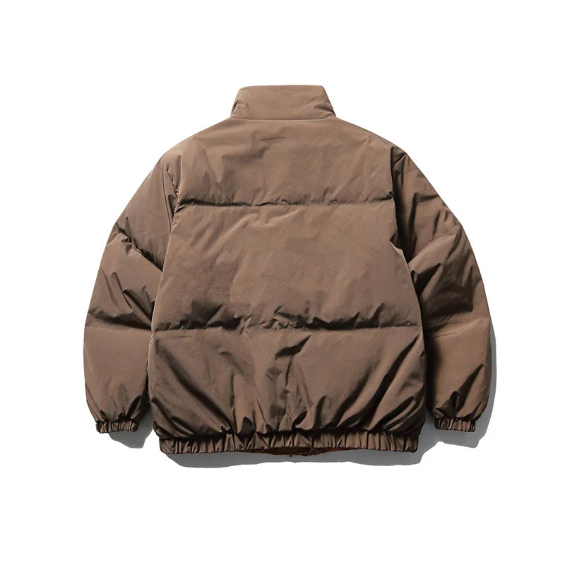 Men's Down Jackets Reversible Jacket 2023 Winter 90% White Duck Down Jacket Warm Coat Thick Outwear Hip Hop Streetwear