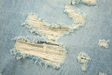 washed blue oversized torn jeans for men streetwear hip hop large destroyed wide leg jeans baggy straight ripped denim pants unique jeans style 5453
