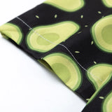 Men Summer Short Sleeved Shirt Avocado Green All Over Printed Shirt Hawaiian Beach Casual Top Fresh Interesting Loose Top Unisex