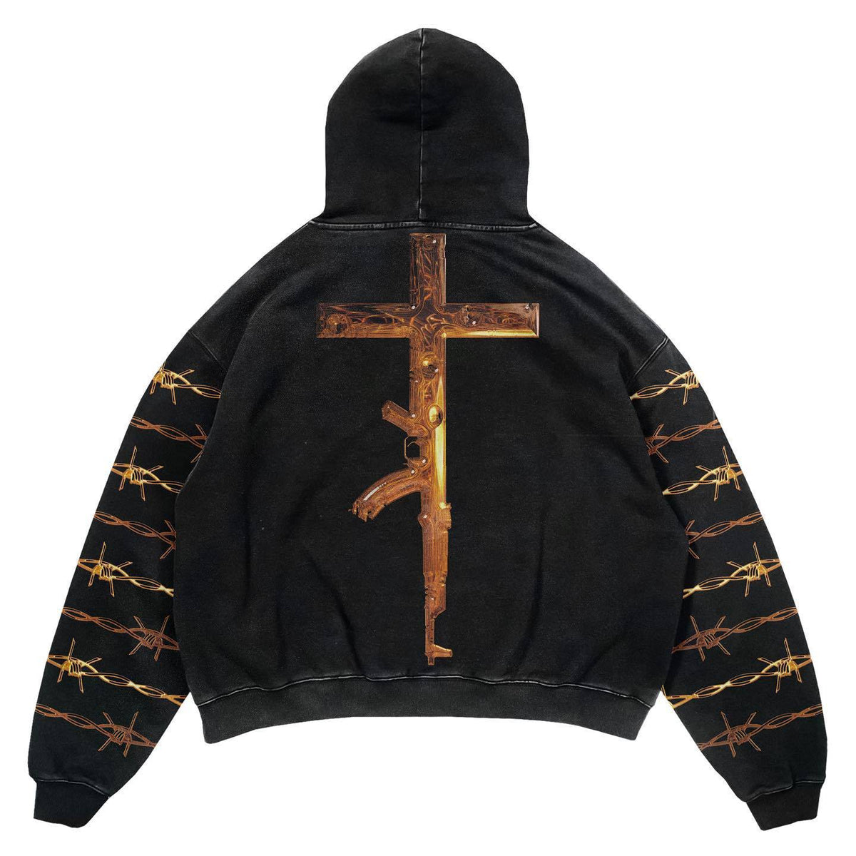 "Golden Son" Graphic Unisex Streetwear Women Men Y2K Hoodie