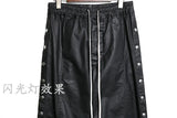 new men 2023 rick waxed workwear breasted rivet sides cargo comfortable cotton parkour sweat casual pants sweatpants tag 721 unique joggers style 579