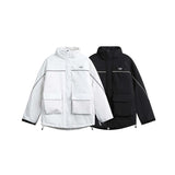Men's Down Jackets 2023 Winter Outdoor Functional 90% White Duck Down Jacket Warm Cargo Coat Thick Outwear Hip Hop Streetwear