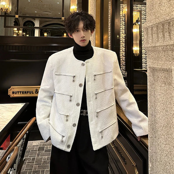 leather varsity coat, fall fit essential - oversized graphic apparel for edgy looks