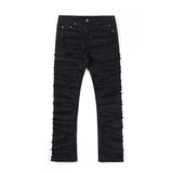 retro hole ripped distressed jeans for men straight washed harajuku hip hop loose denim trousers vibe style casual jean pants unique jeans style 846