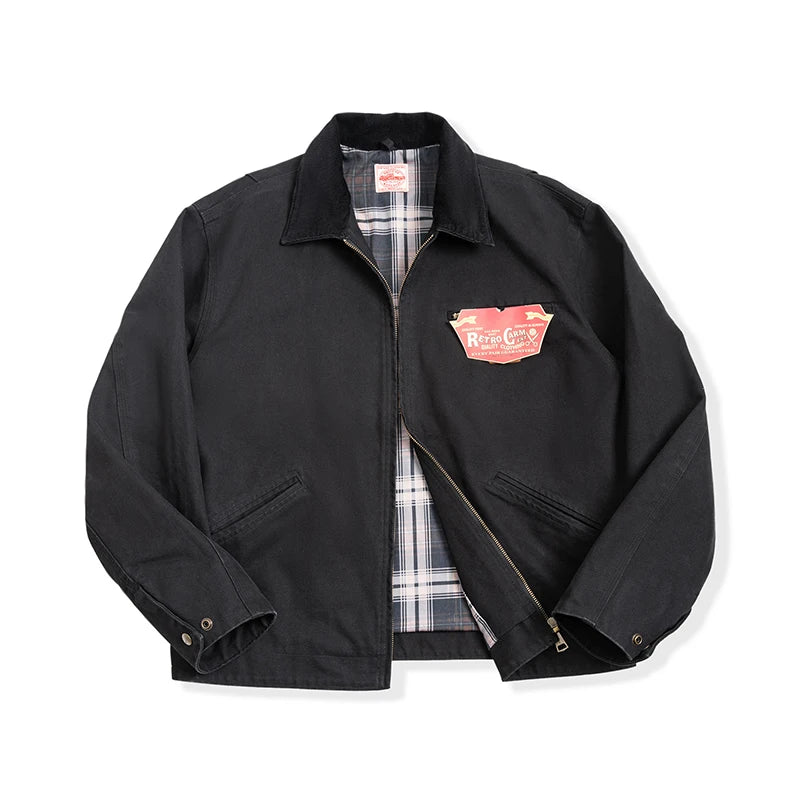checkered bomber jacket, daily drip essential, men's streetwear fashion, oversized urban jacket, high quality cold-weather co