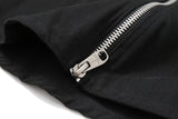 Back Zipper Vibe Style Black Long Sleeve Shirts Jackets for Men Streetwear Y2k Baggy Ropa Hombre Camisas Oversized Loose Coat