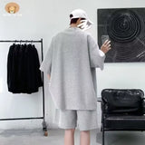 Cyberpunk Aesthetic piece – Summer Man Tracksuit Cartoon Streetwear Hip Hop Rock Casual