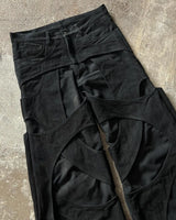 jeans for mens solid color retro work jeans y2k clothes men and women casual floor mopping pants hollow design cotton loose denim street jeans