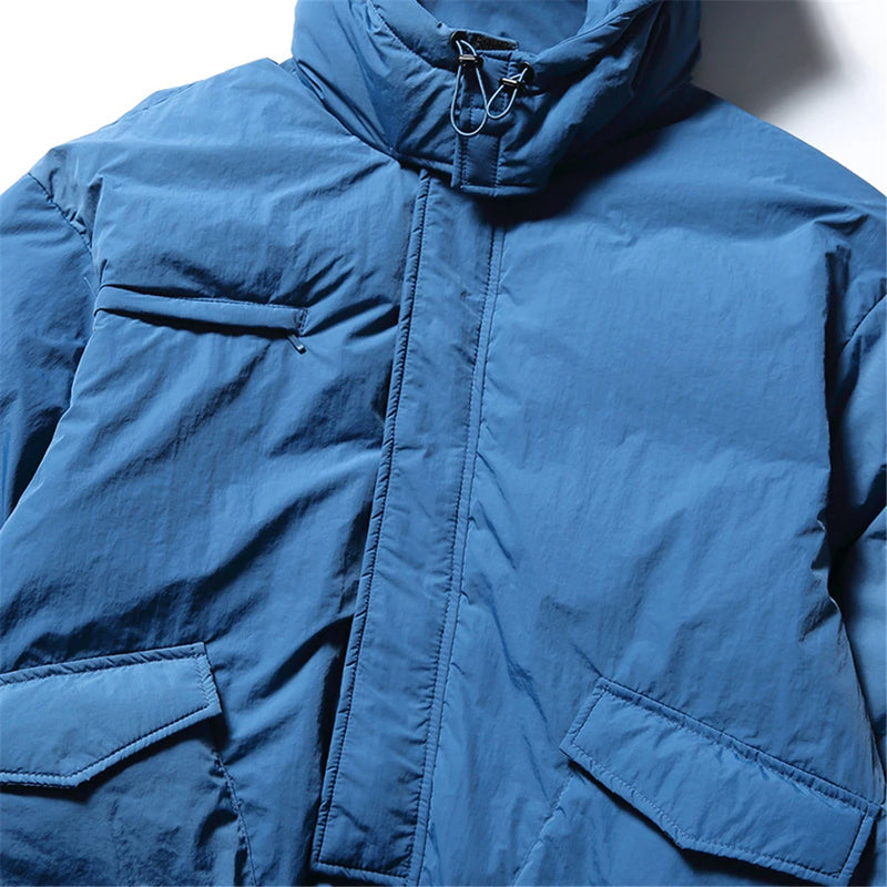 Men's Down Jackets 2023 Winter Outdoor Functional 90% White Duck Down Jacket Warm Coat For Men Thick Outwear Hip Hop Streetwear